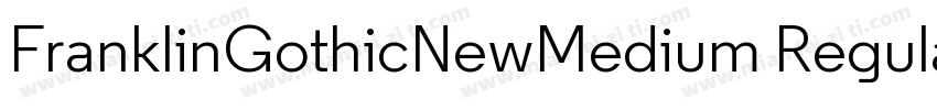 FranklinGothicNewMedium Regular字体转换